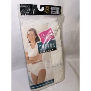 New Vintage 1999 Hanes Her Way Cotton Briefs 3 Pack 100% Cotton 7 NWT